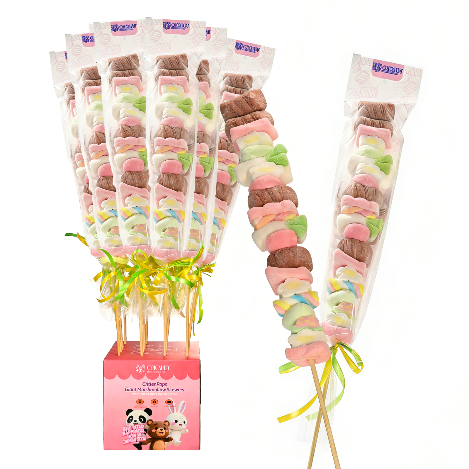 Giant 3D Fun Marshmallow Skewers