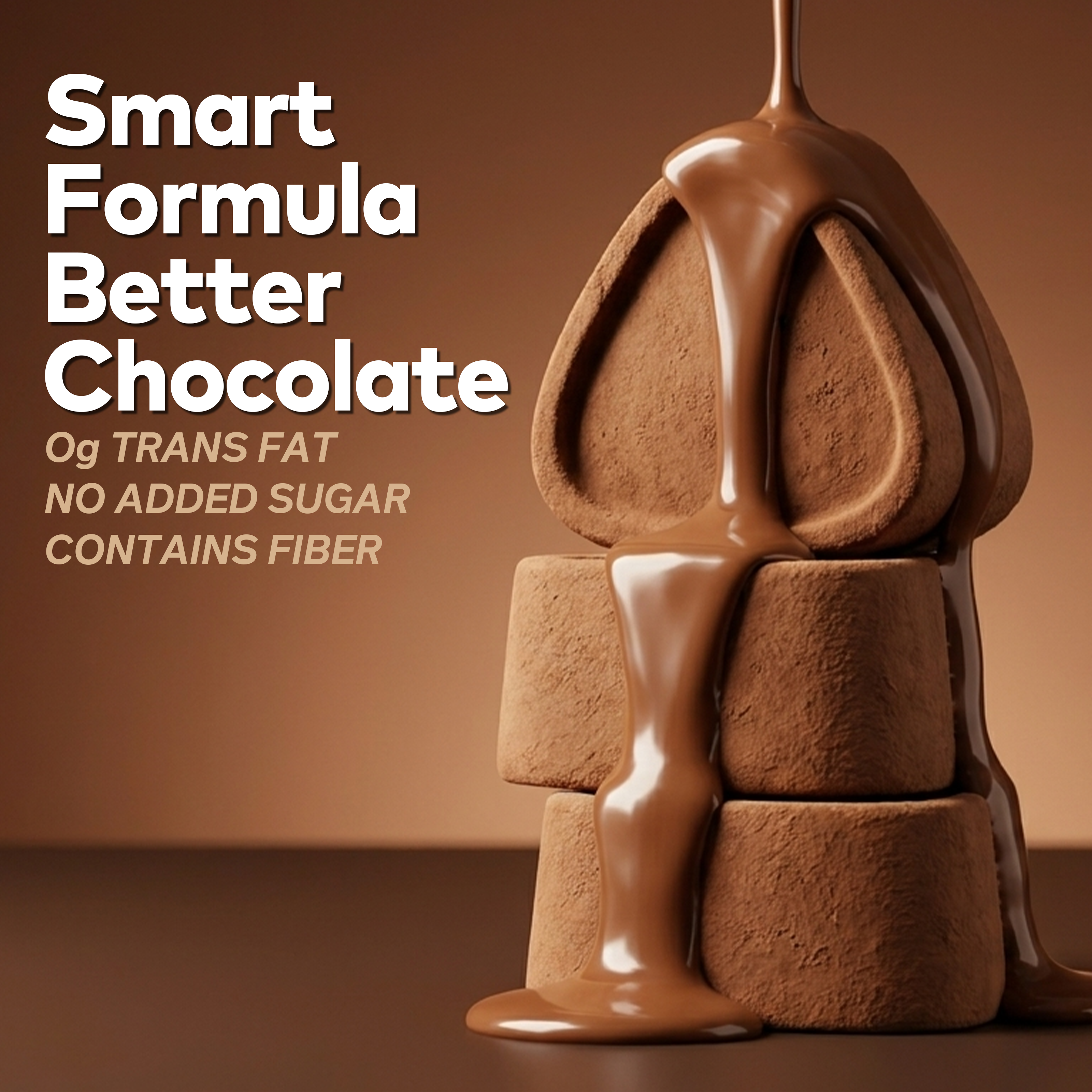 Air Crunch Freeze-Dried Chocolate Bites, No Added Sugar, 1.41 oz Low calorie crispy chocolate bites with fiber, no added sugar, 18 pieces, made with real cocoa for rich chocolate flavor