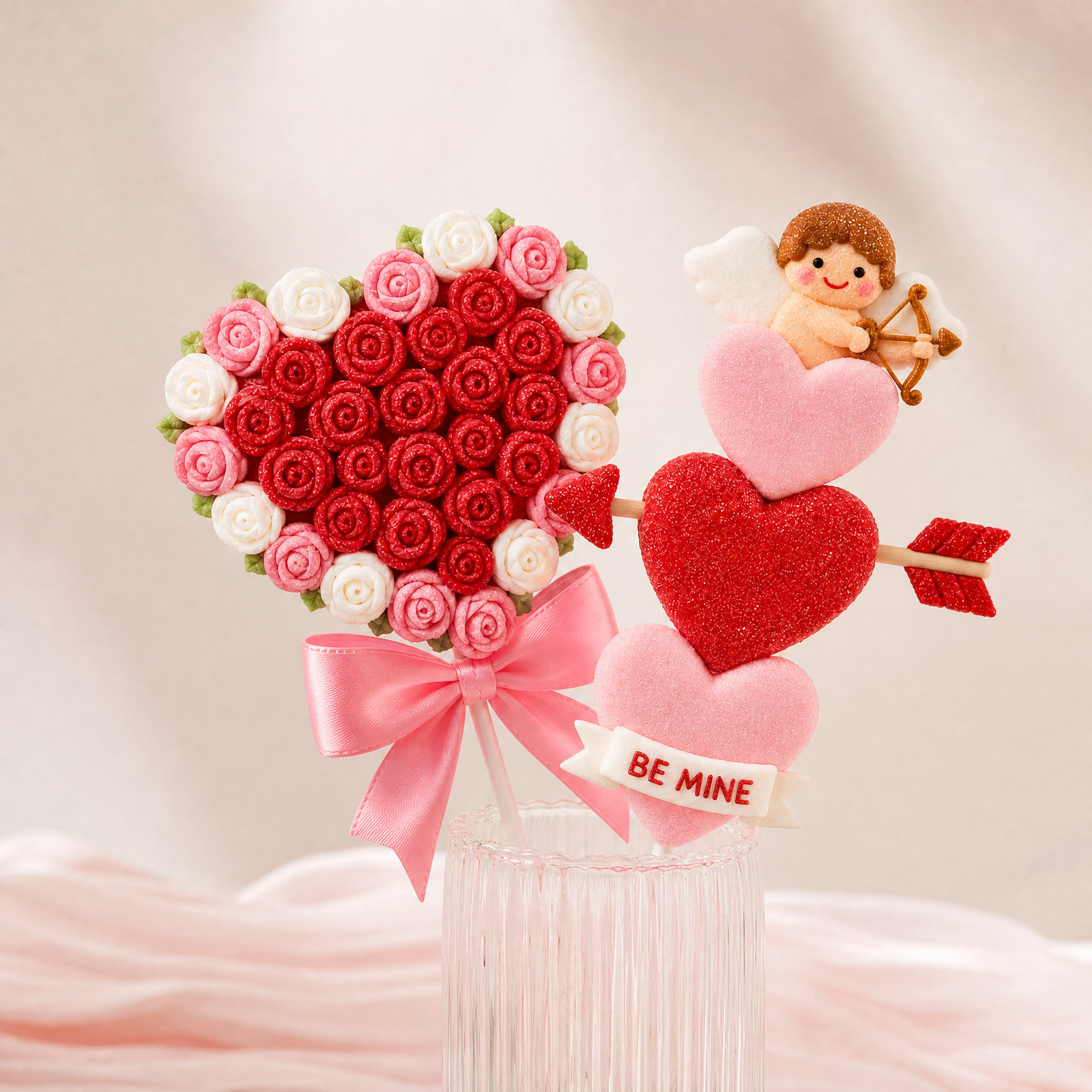 Oricandy Artisan 3D heart shape Marshmallow