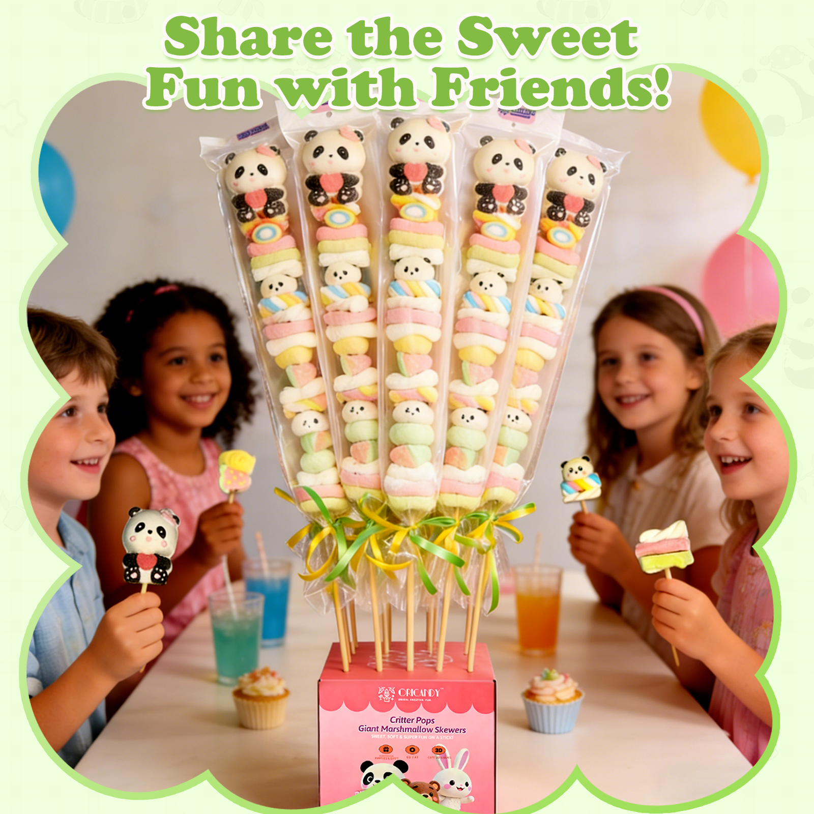 Giant 3D Fun Marshmallow Skewers