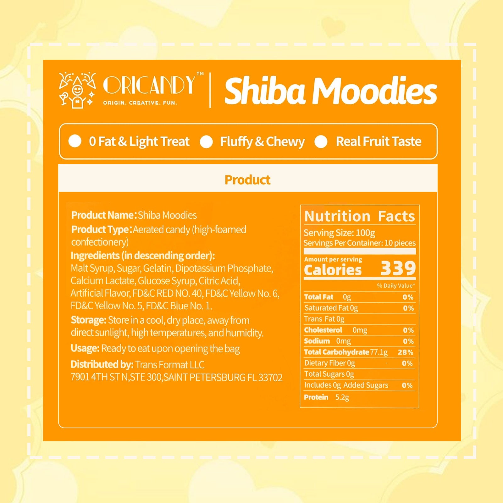 Shiba Moodies Marshmallows