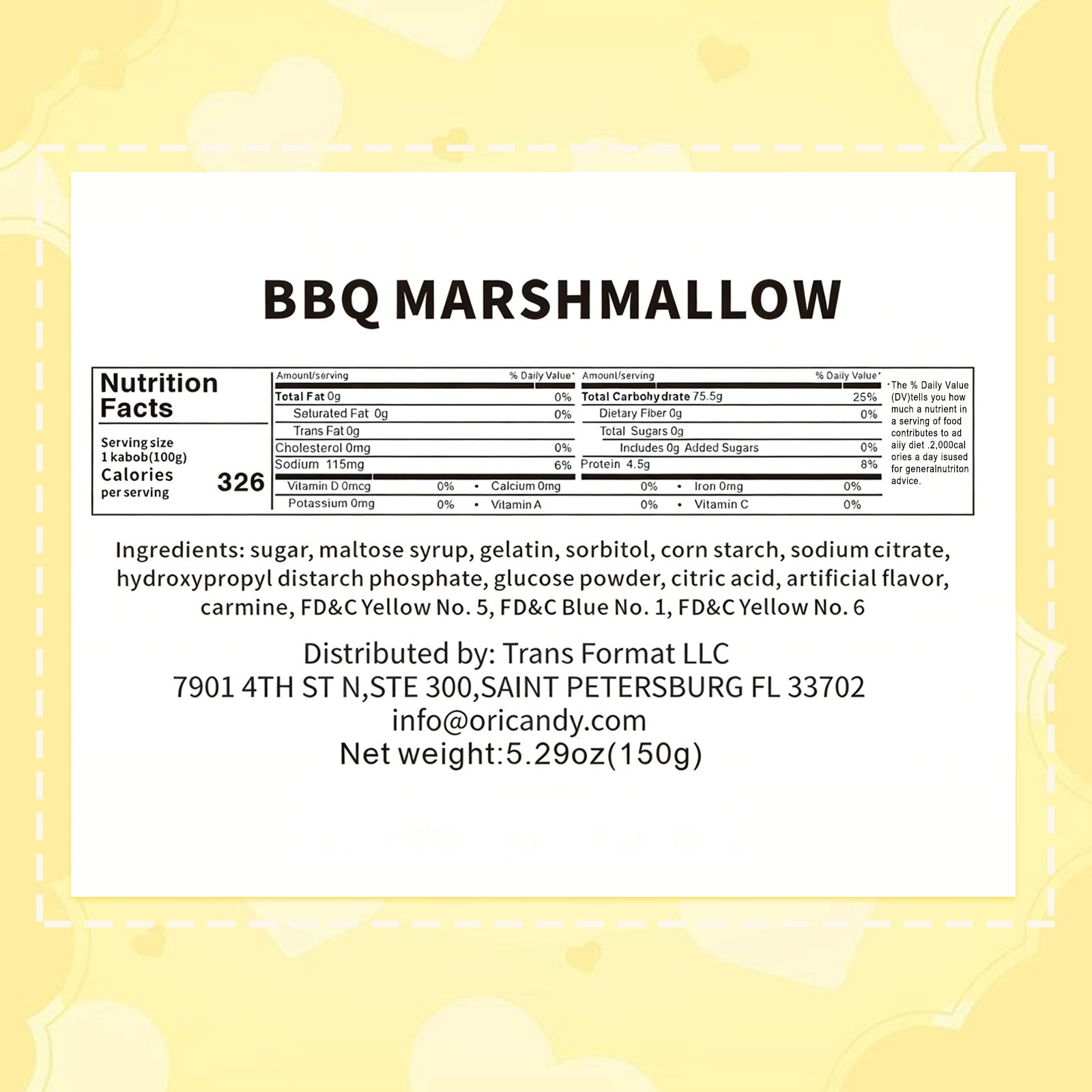 Fruit Flavors BBQ Marshmallow Skewers