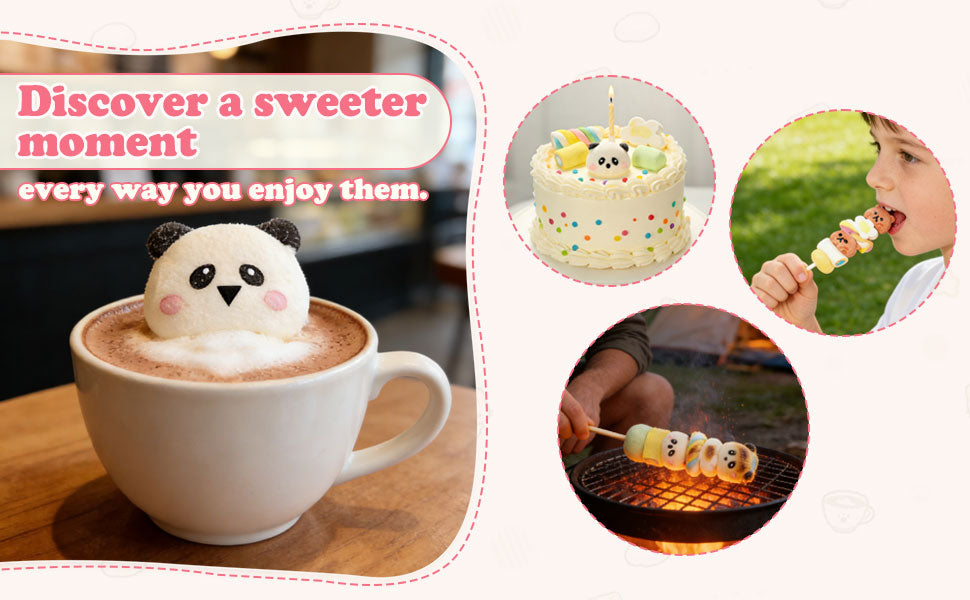 Colorful Animal Marshmallow Skewers