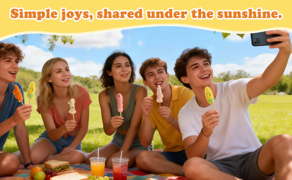 Fruit Flavors BBQ Marshmallow Skewers