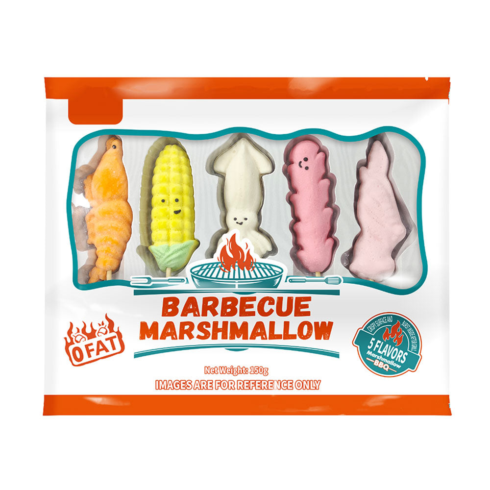 0 Fat, BBQ Marshmallow, Full of Fruit Taste