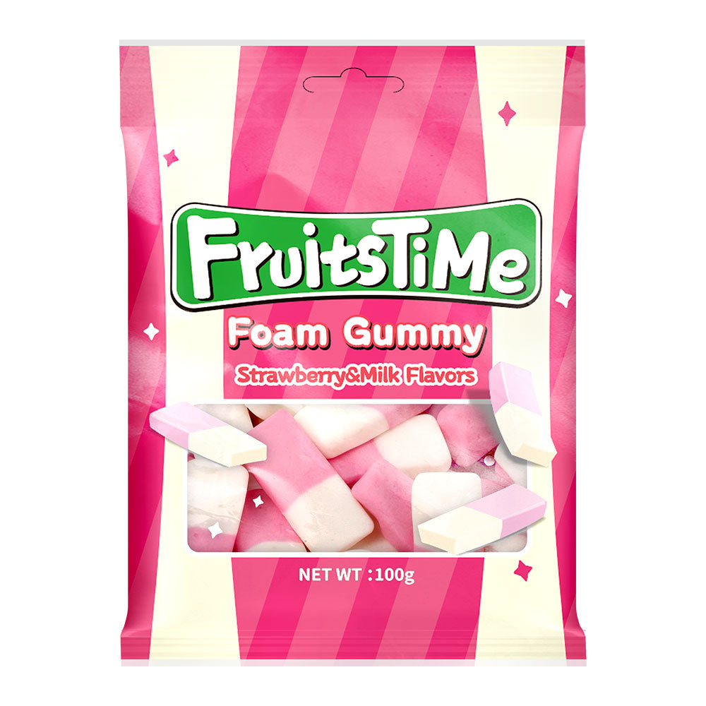 Dual-flavor Layering Foam Gummy